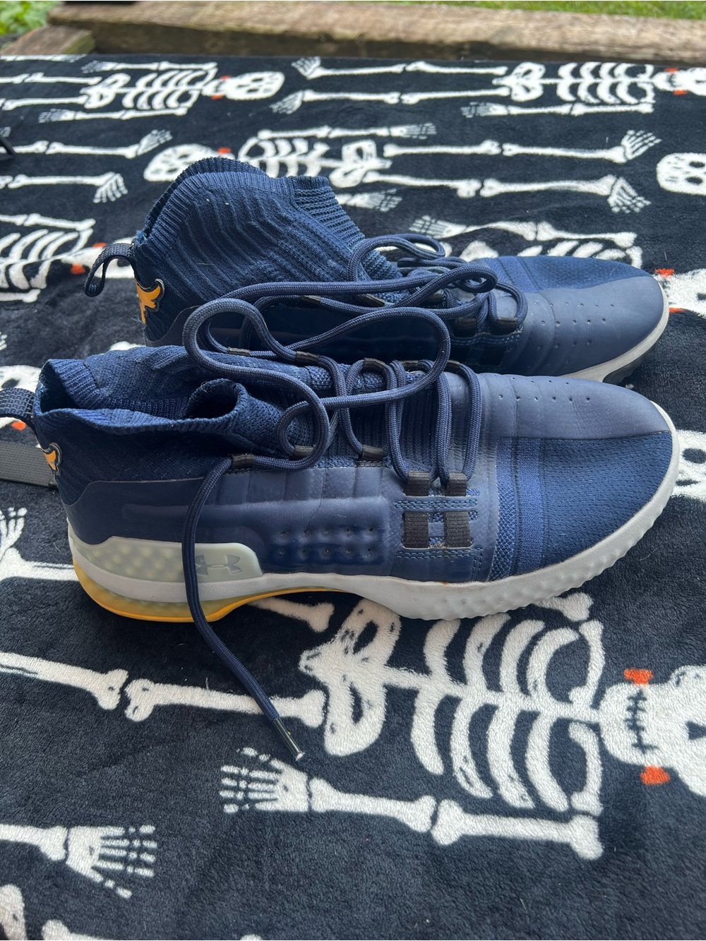 Under Armour Project Rock 1 Navy Blue Training Shoes